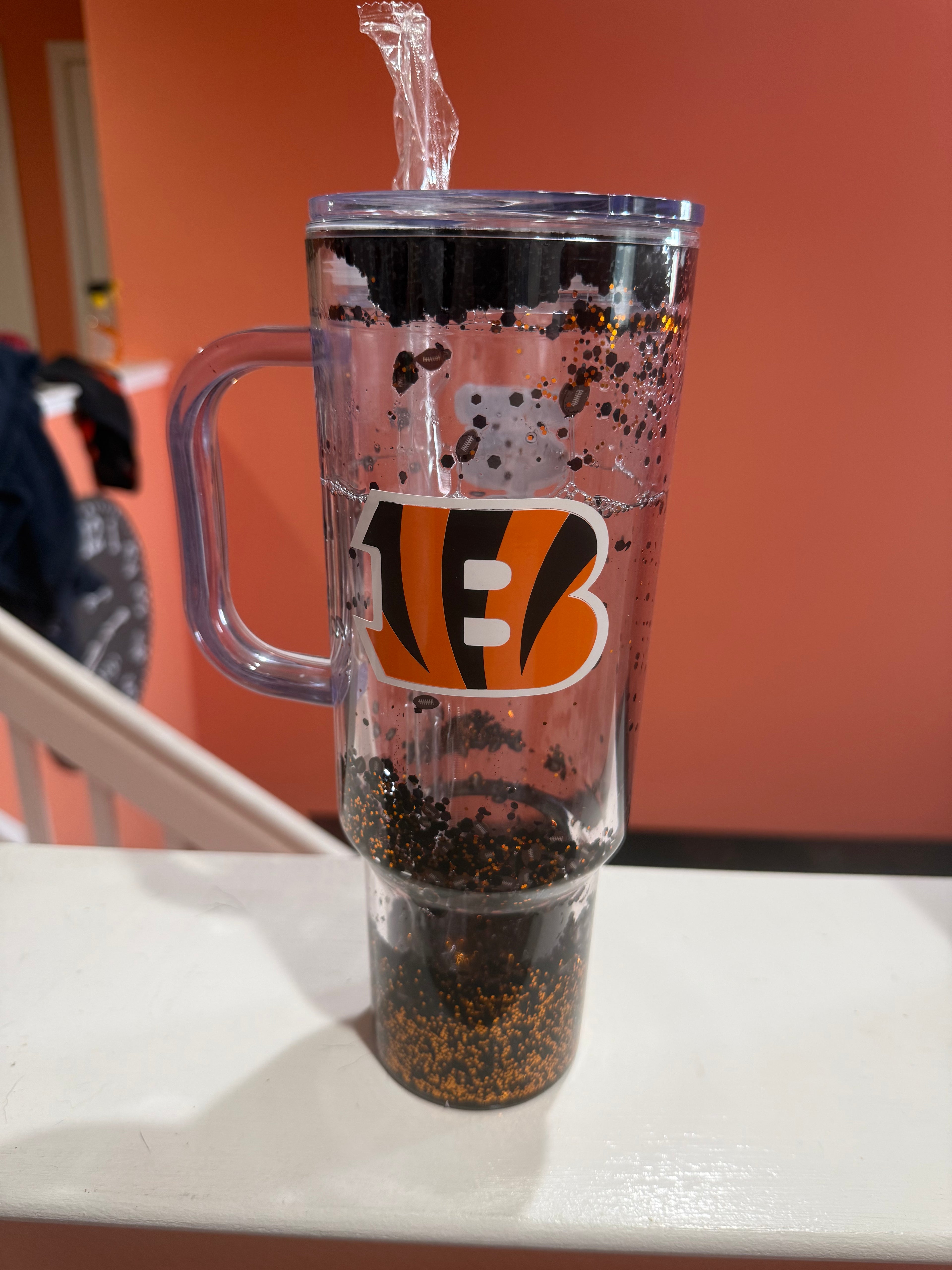 40 oz Snow Globe Tumbler
